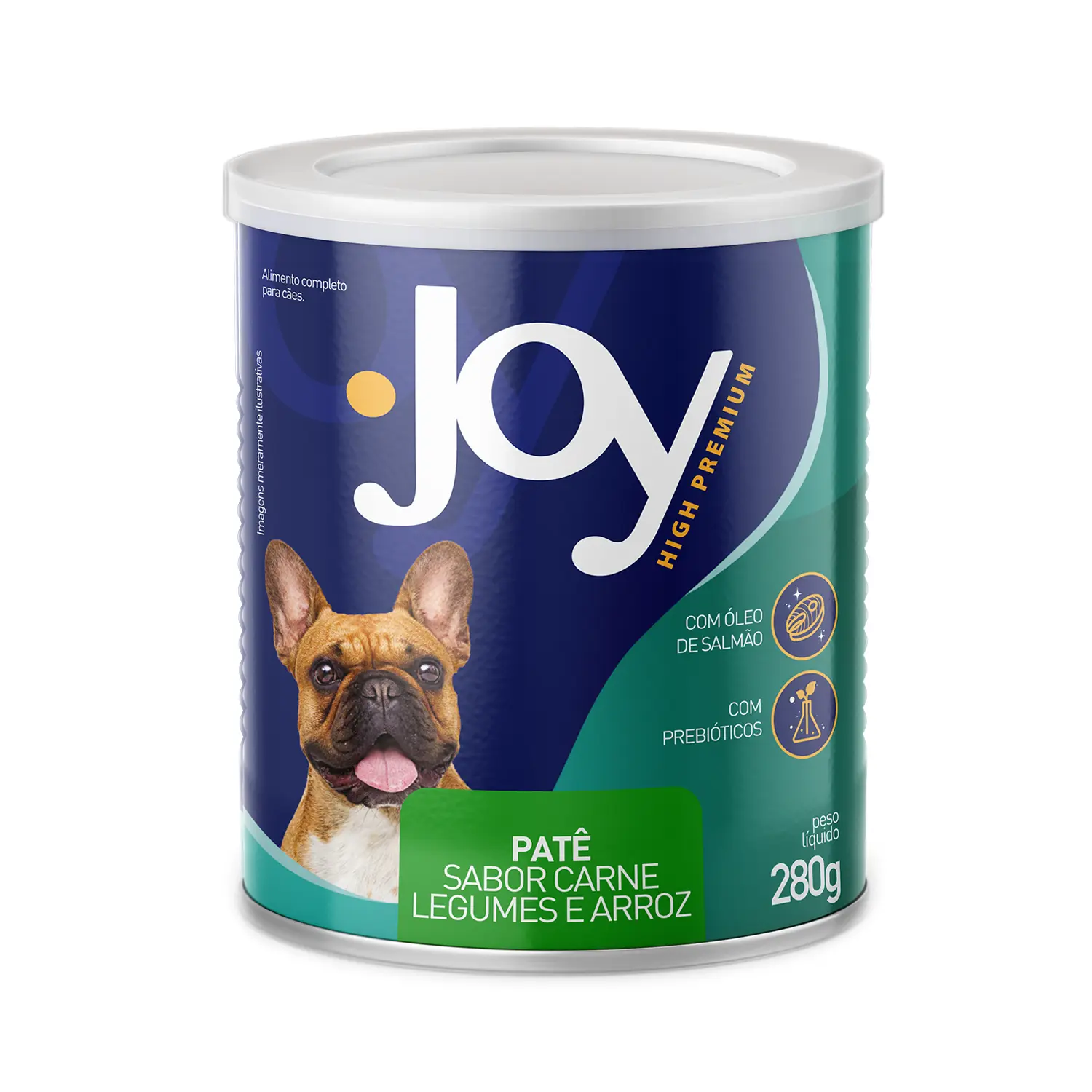 Ração Úmida Joy Patê para Cães Adultos Carne e Vegetais