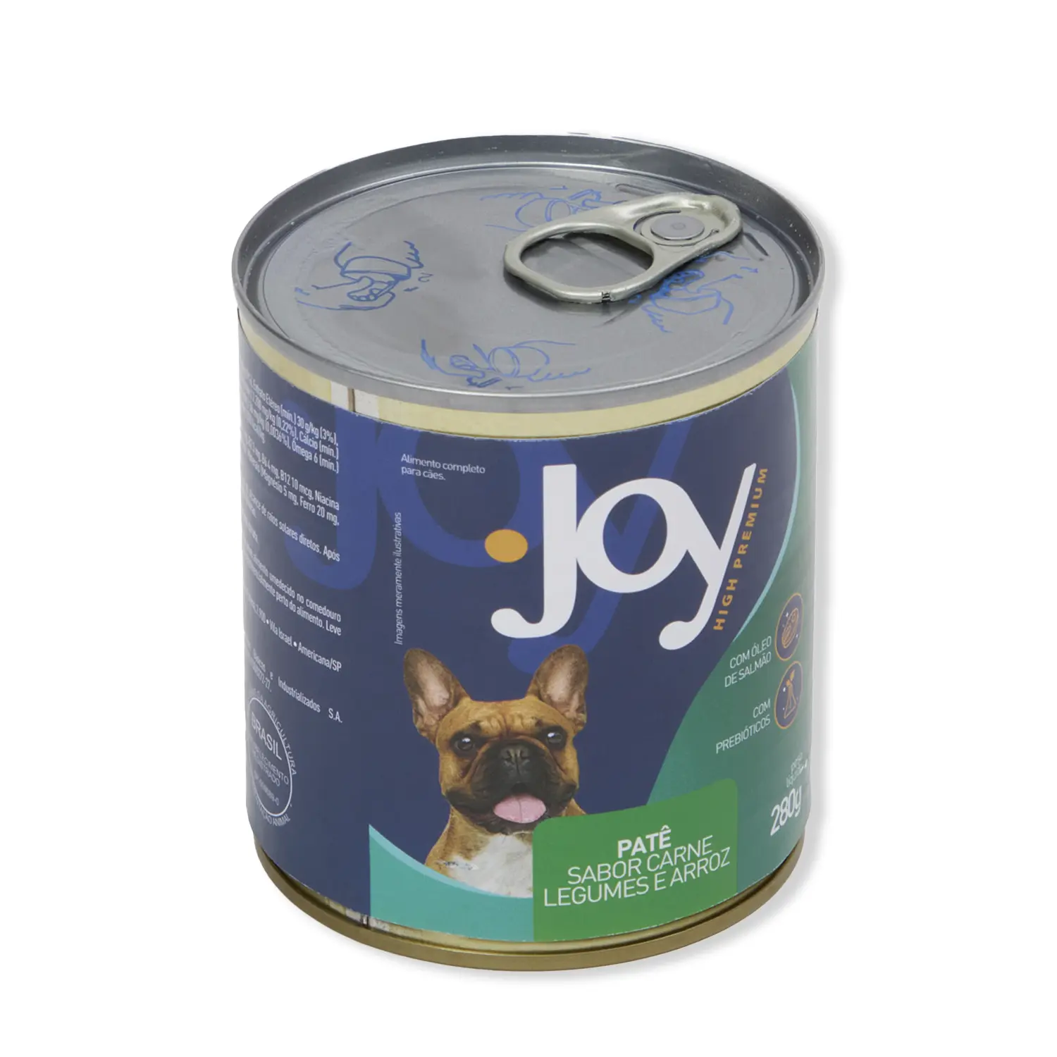 Ração Úmida Joy Patê para Cães Adultos Carne e Vegetais