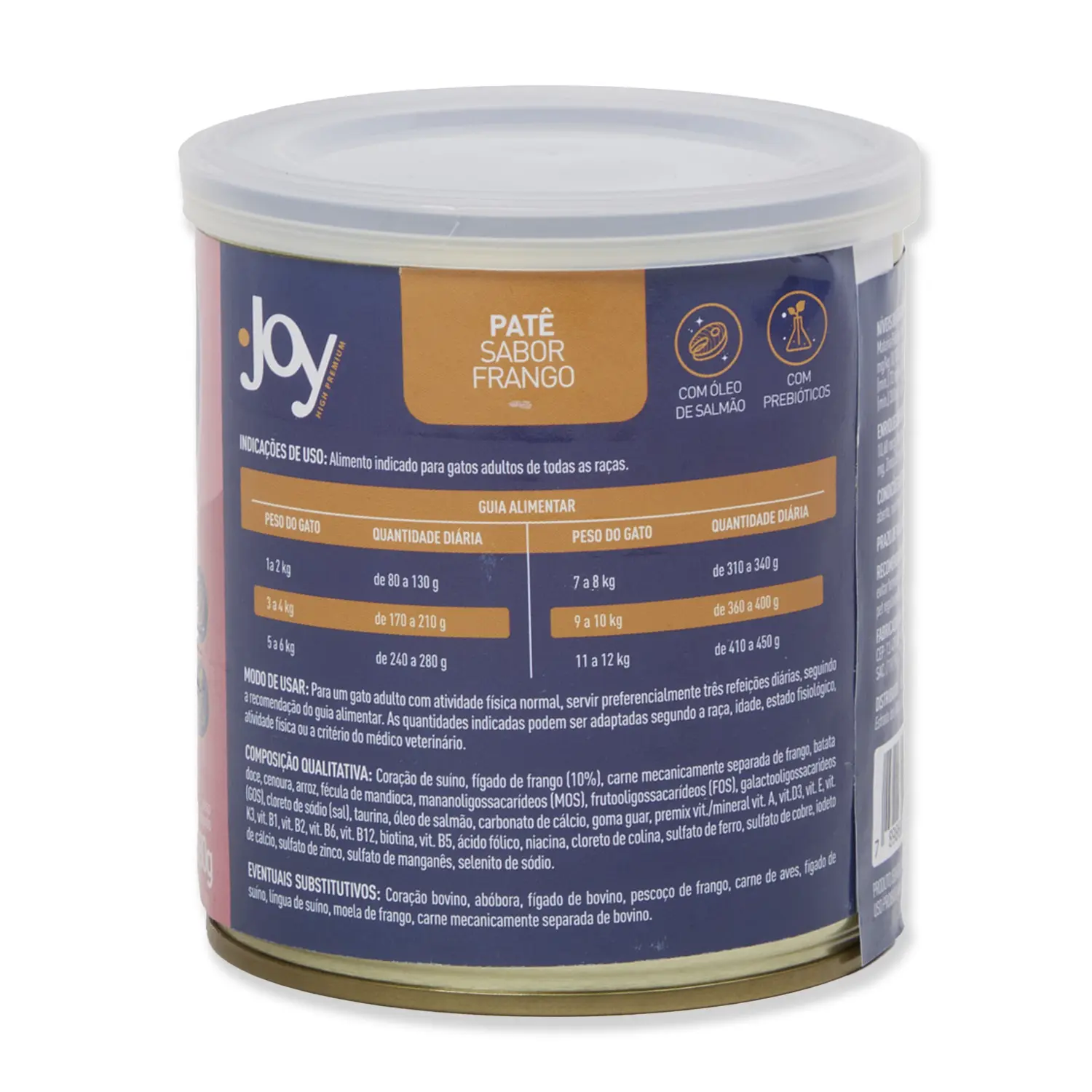 Ração Úmida Joy Patê para Gatos Frango