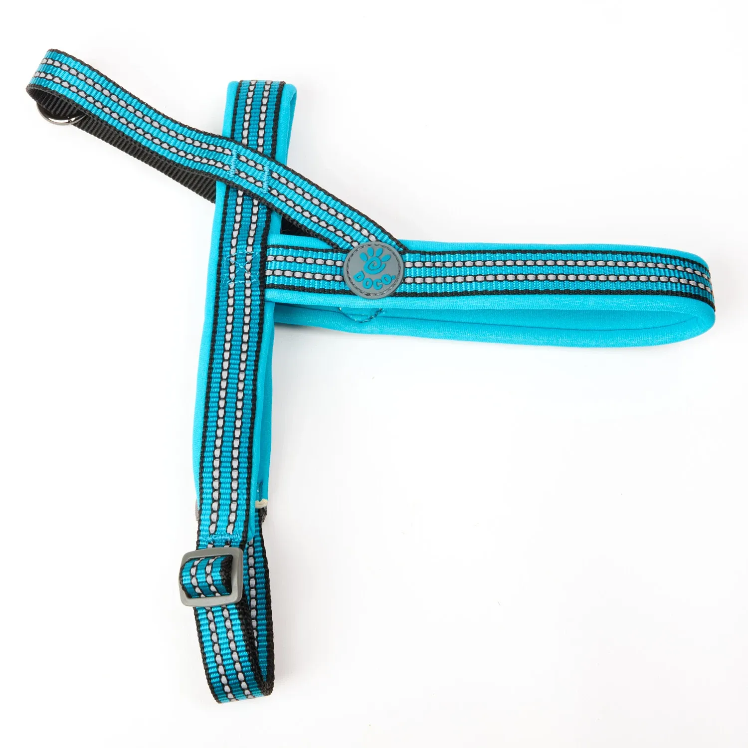 Peitoral Refletivo para Cães Vario Neoprene Doco Turquesa