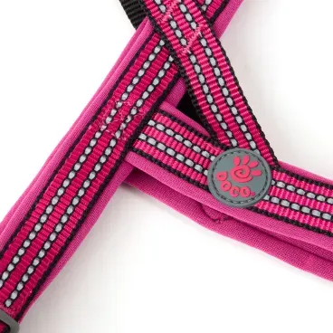 Peitoral-Refletivo-para-Caes-Vario-Neoprene-Doco-Rosa-2