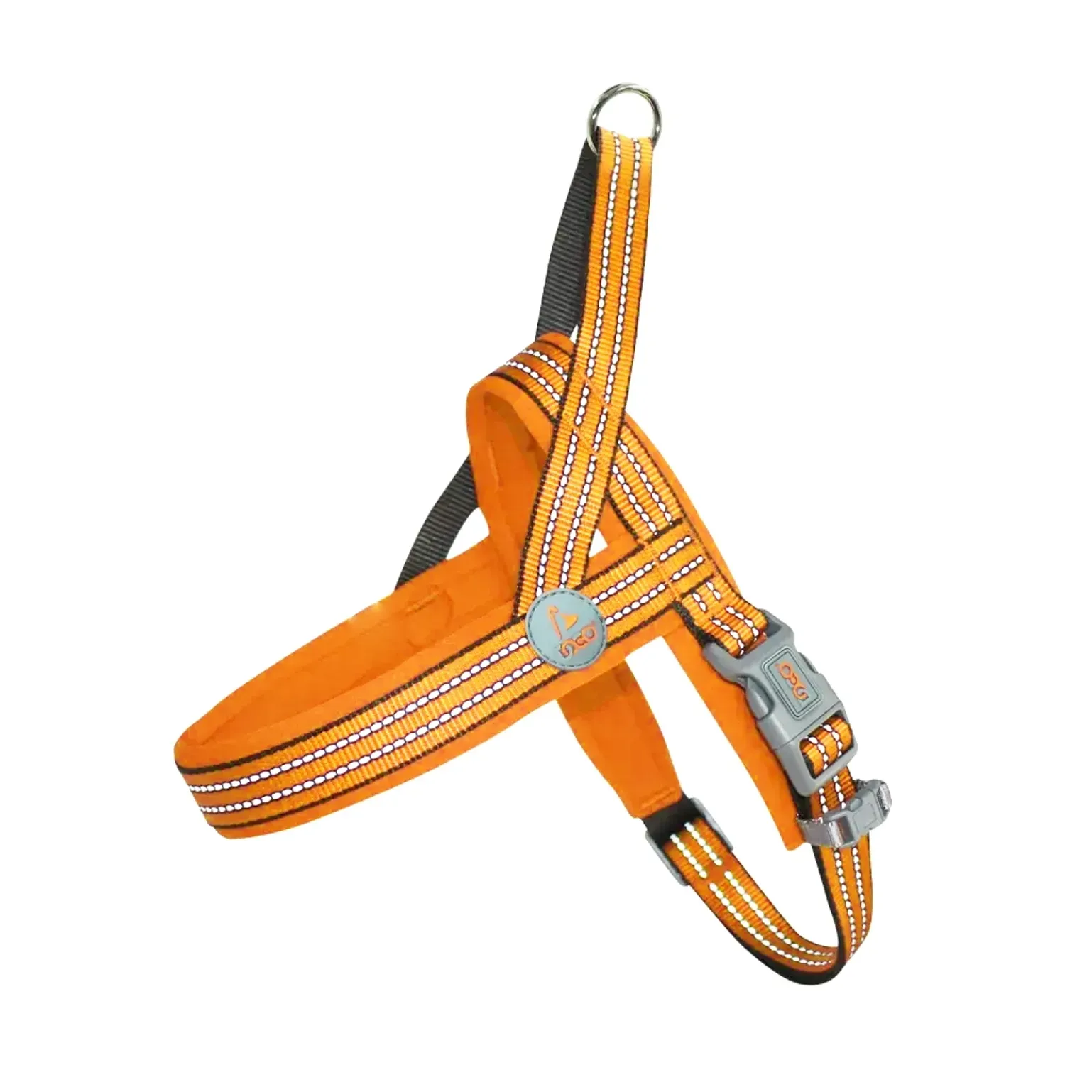 Peitoral-Refletivo-para-Caes-Vario-Neoprene-Doco-Laranja-1