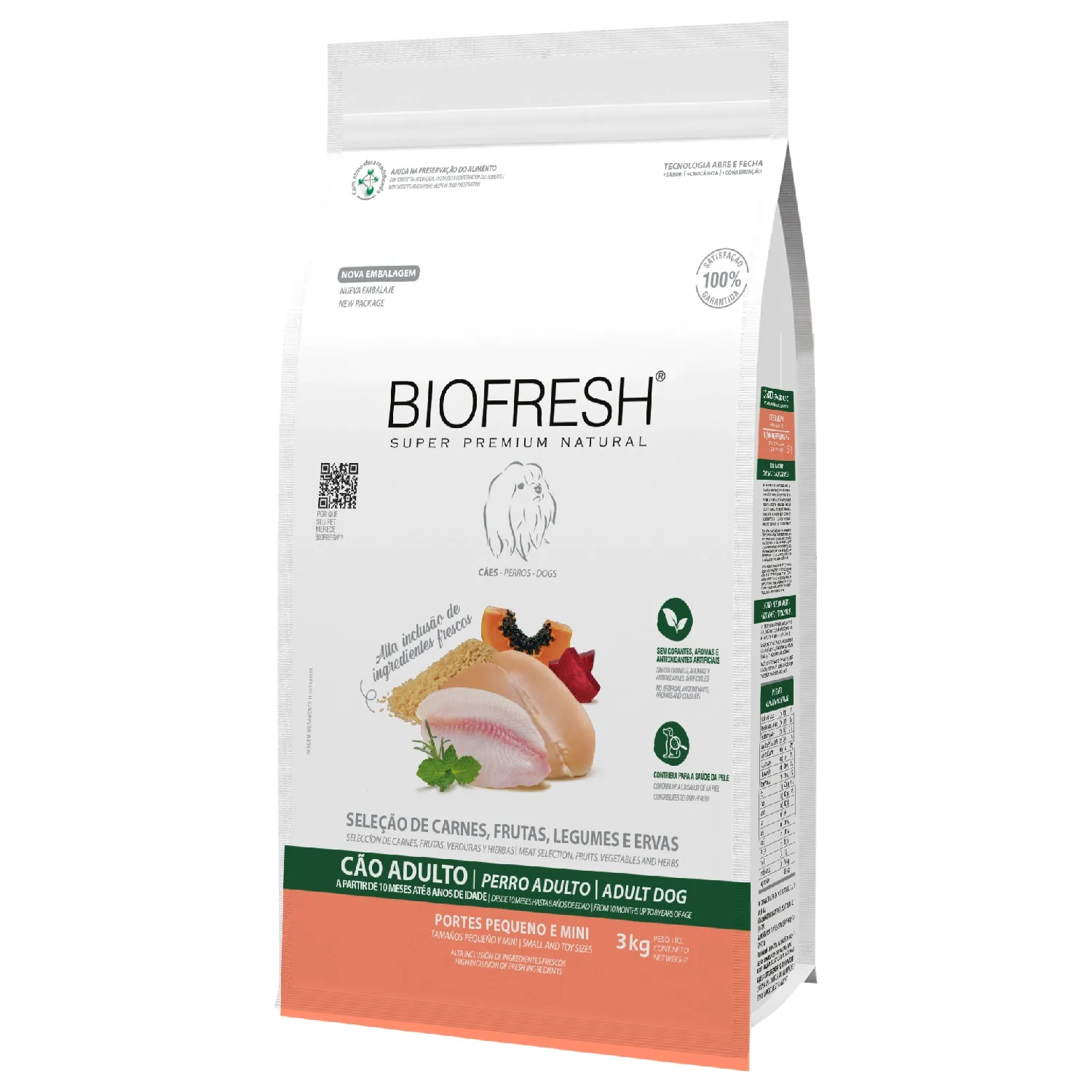 Racao-Biofresh-Caes-Adultos-Racas-Pequenas-e-Minis_3KG_LATERAL