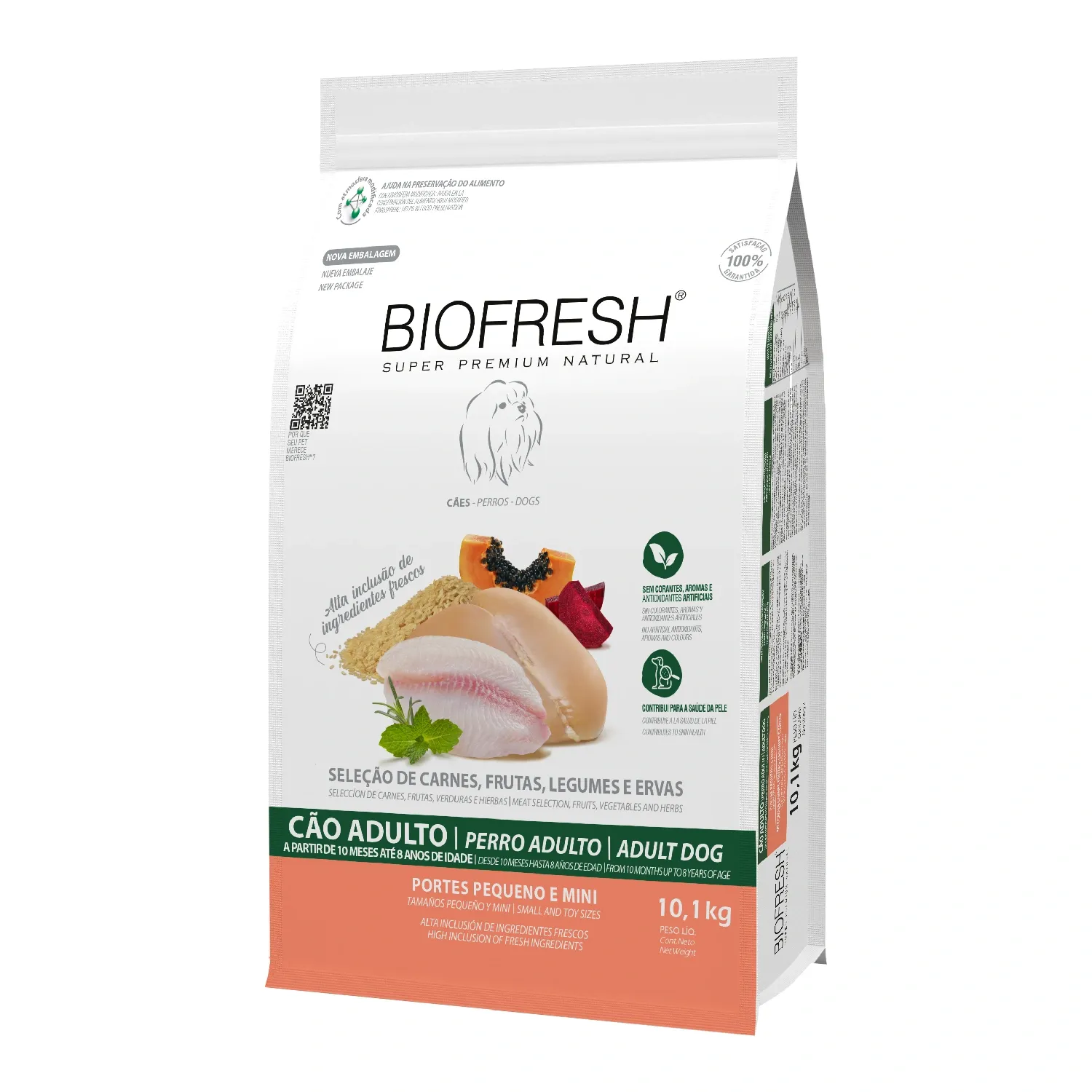 Racao-Biofresh-Caes-Adultos-Racas-Pequenas-e-Minis_101KG_LATERAL