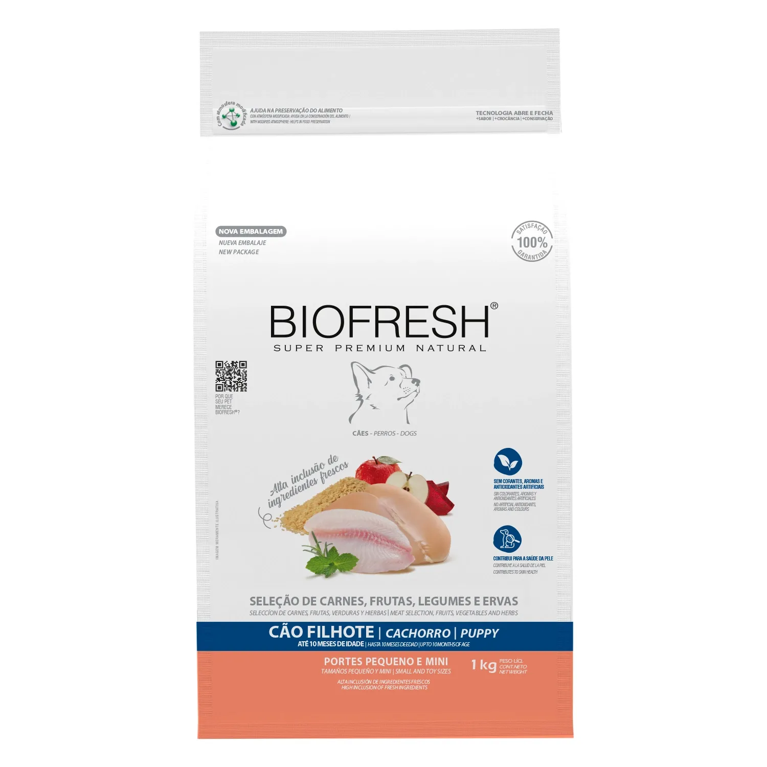 Racao-Biofresh-Caes-Filhotes-Racas-Pequenas-e-Minis_1KG_FRENTE