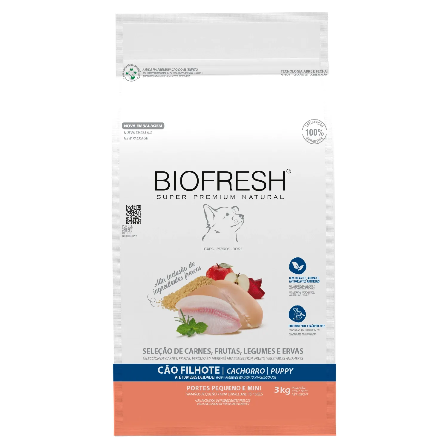 Racao-Biofresh-Caes-Filhotes-Racas-Pequenas-e-Minis_3KG_FRENTE
