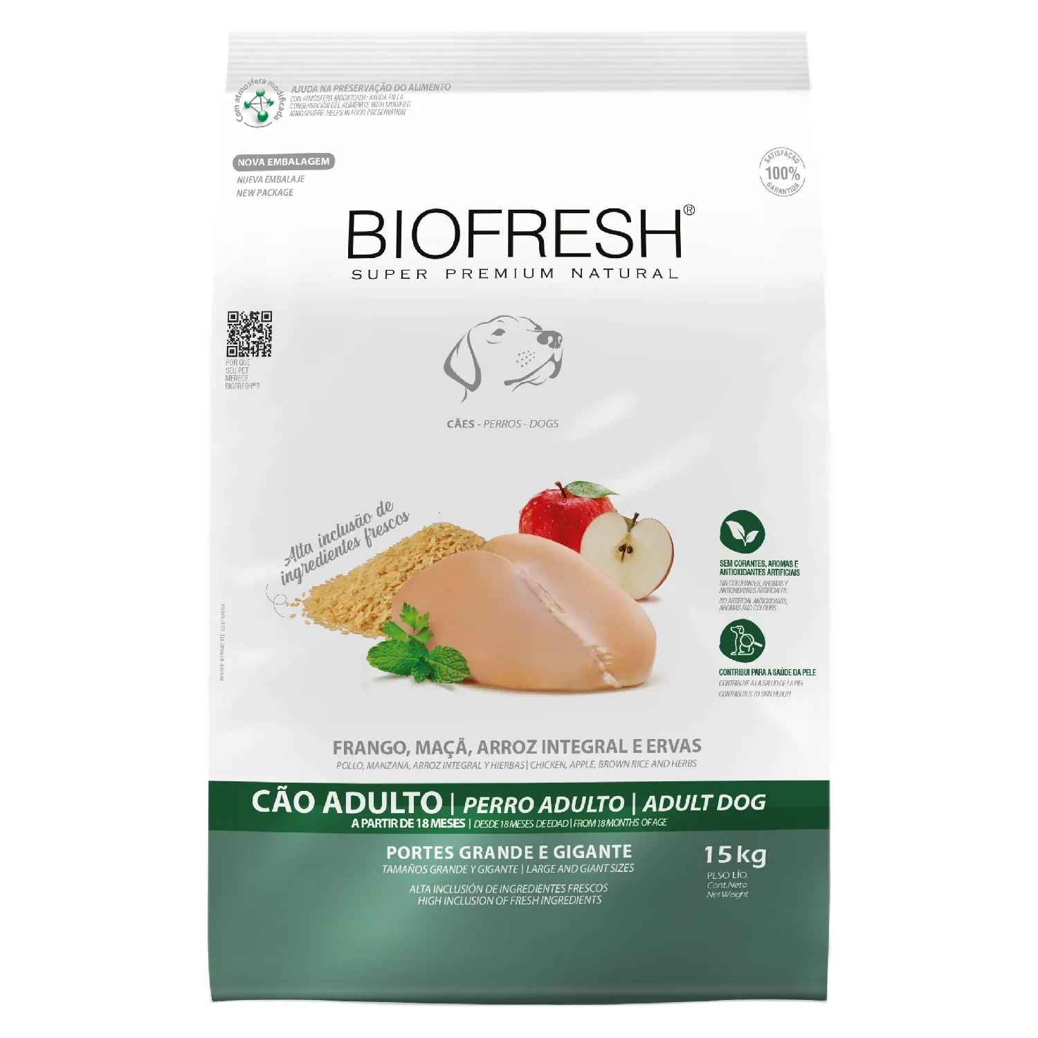 BIOFRESH CACHORRO RAZA MEDIA 15KG
