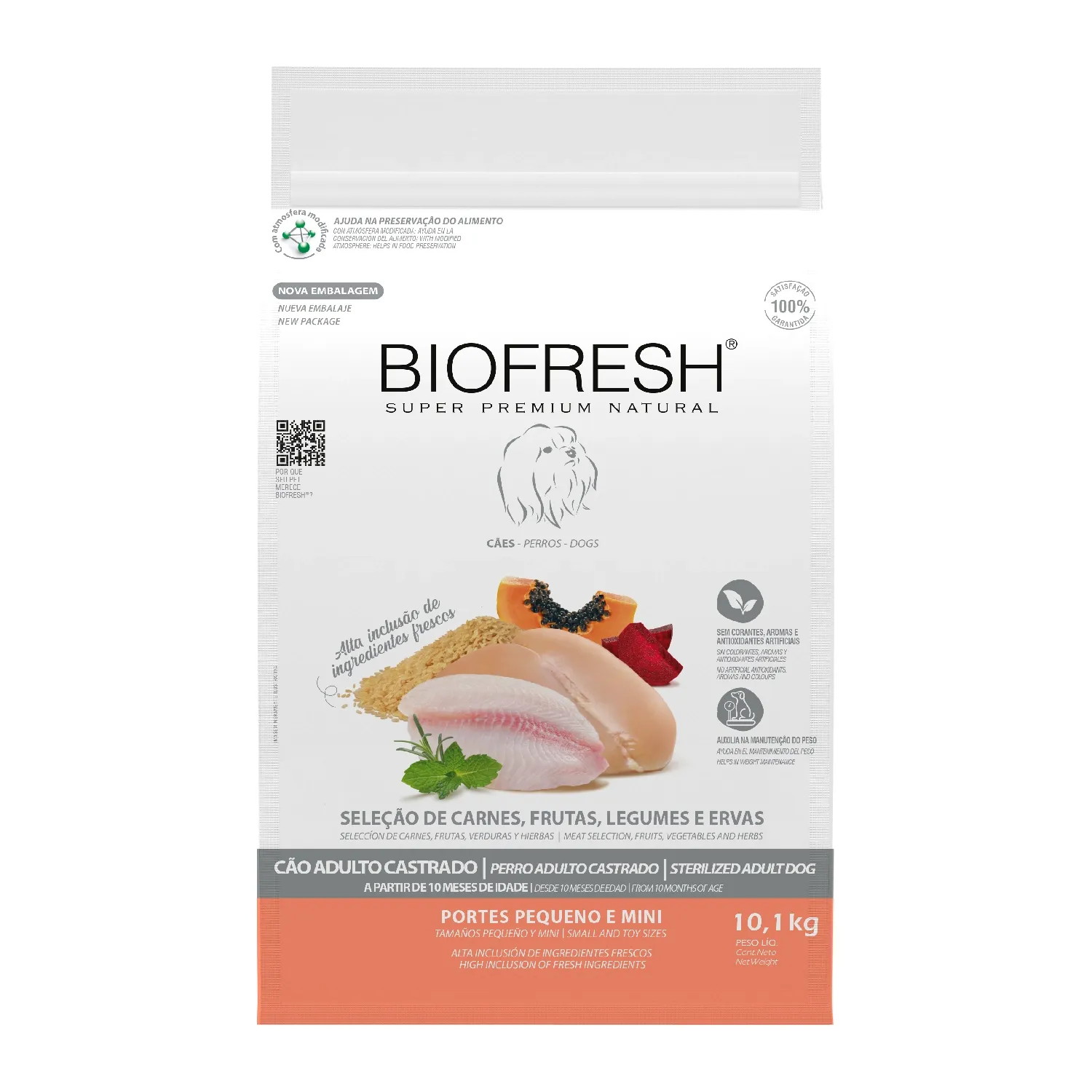 Racao-Biofresh-Caes-Castrados-Racas-Pequenas-e-Minis_101KG_FRENTE
