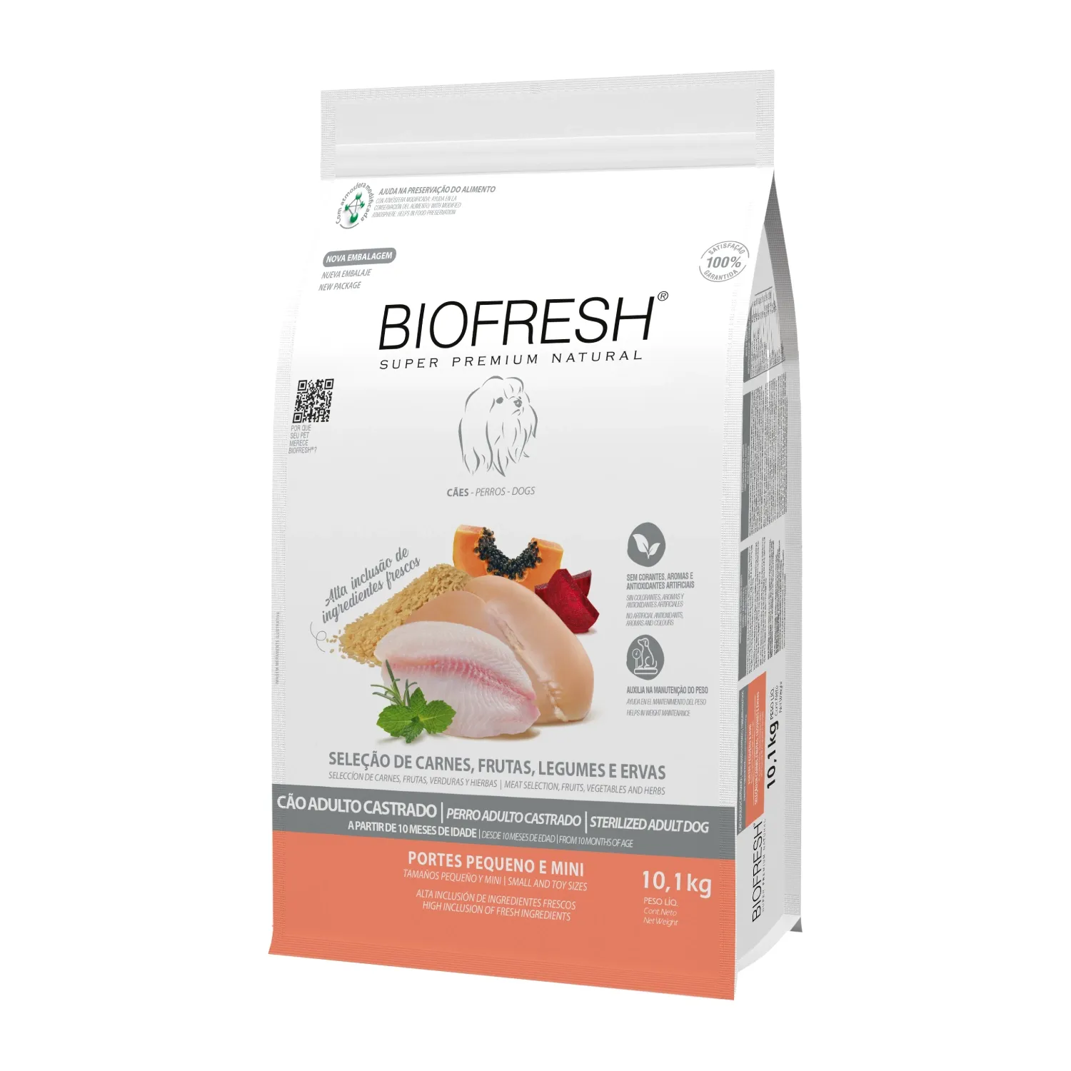 Racao-Biofresh-Caes-Castrados-Racas-Pequenas-e-Minis_101KG_LATERAL