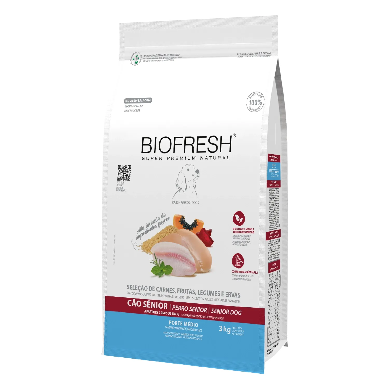 Racao-Biofresh-Caes-Senior-Racas-Medias_3KG_LATERAL
