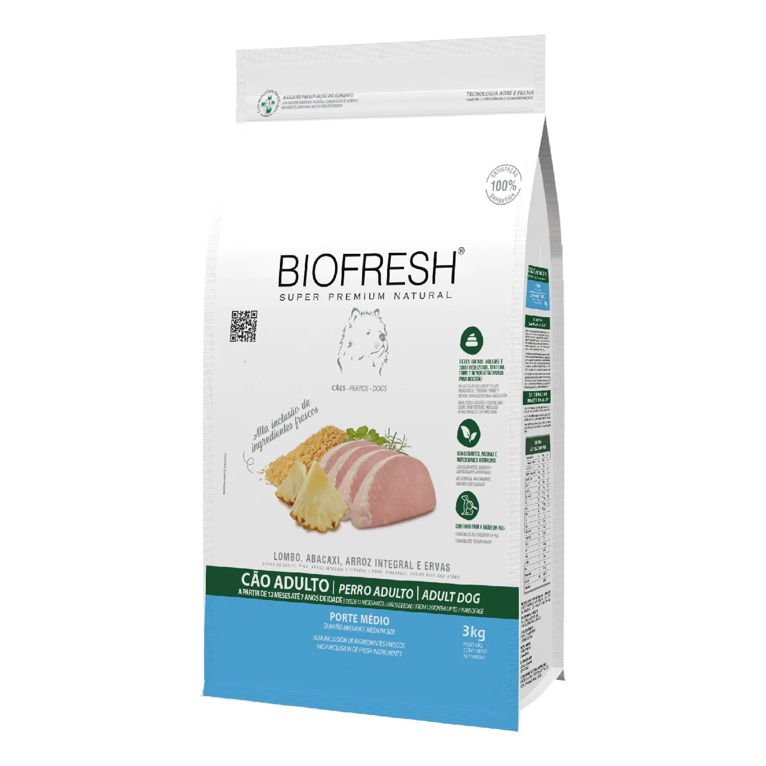 Racao-Biofresh-Caes-Adultos-Racas-Medias-Lombo-e-Abacaxi_3KG_LATERAL