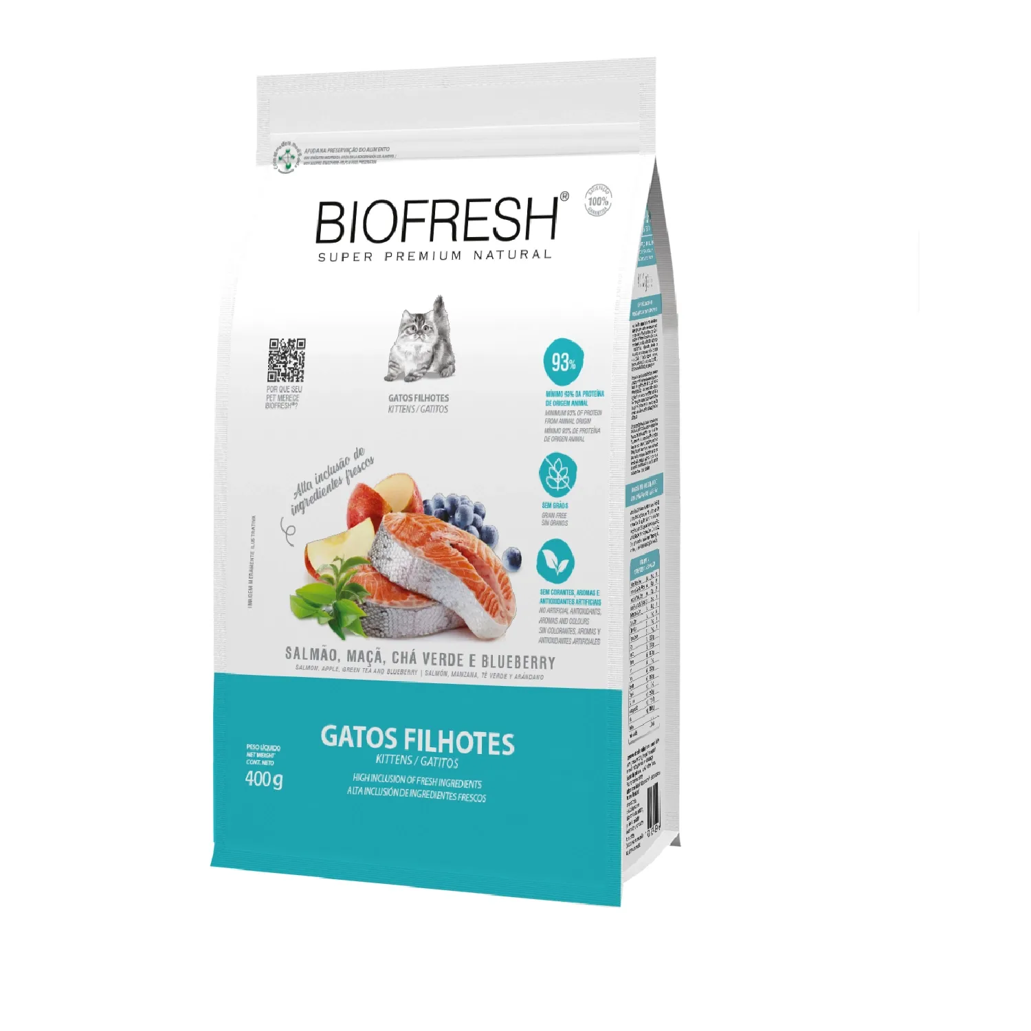Ração Biofresh Gatos Filhotes Salmão