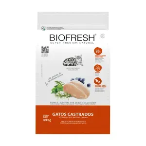 Ração Biofresh Gatos Castrados Frango