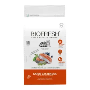 Ração Biofresh Gatos Castrados Salmão