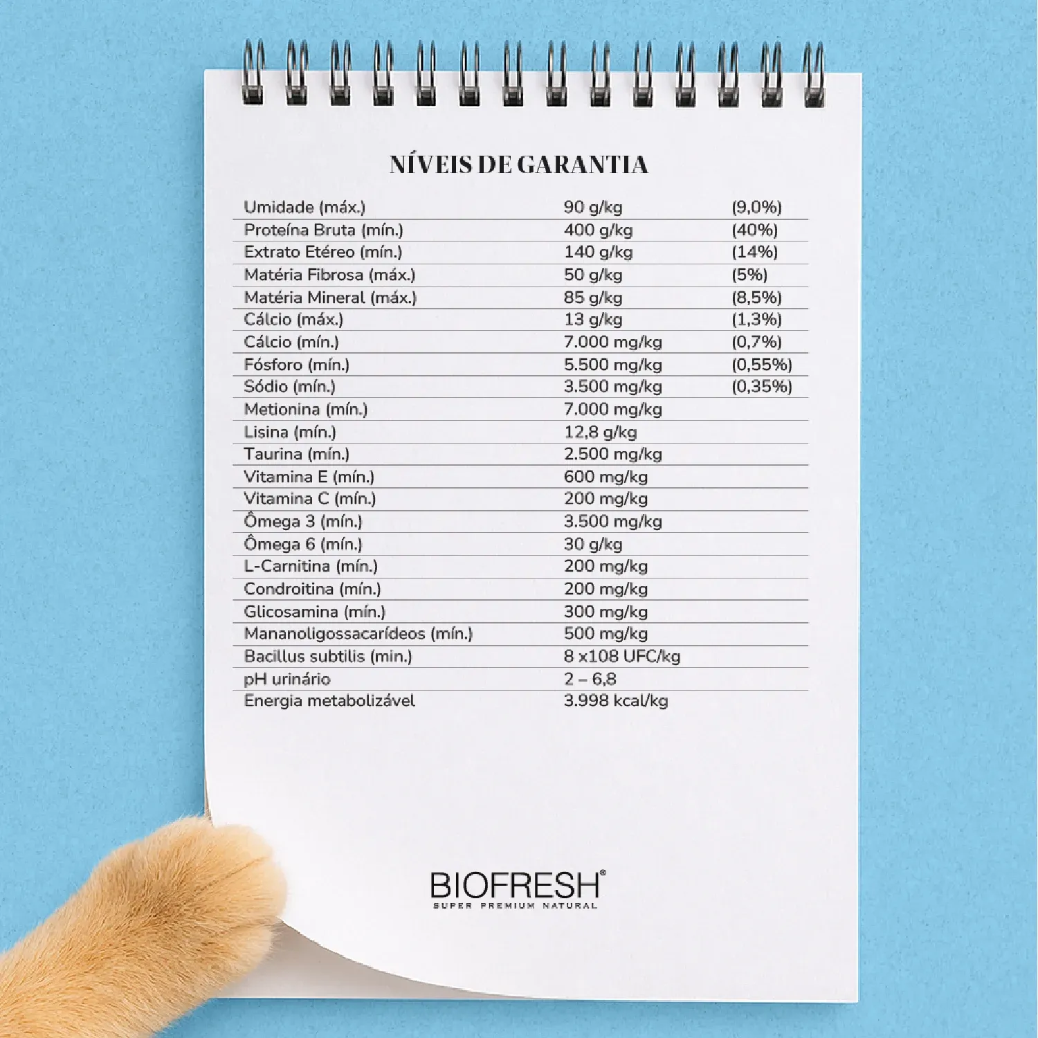 Ração Biofresh Gatos Sênior Peixe Branco