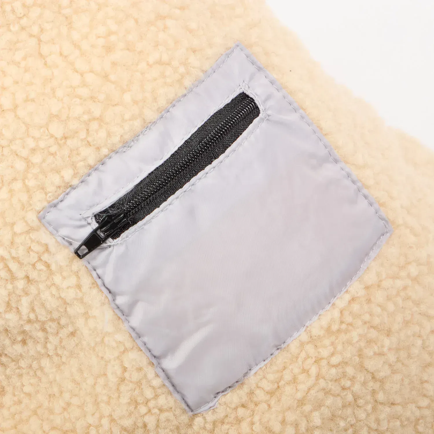 Casaco Sherpa para Cães Flicks Bege
