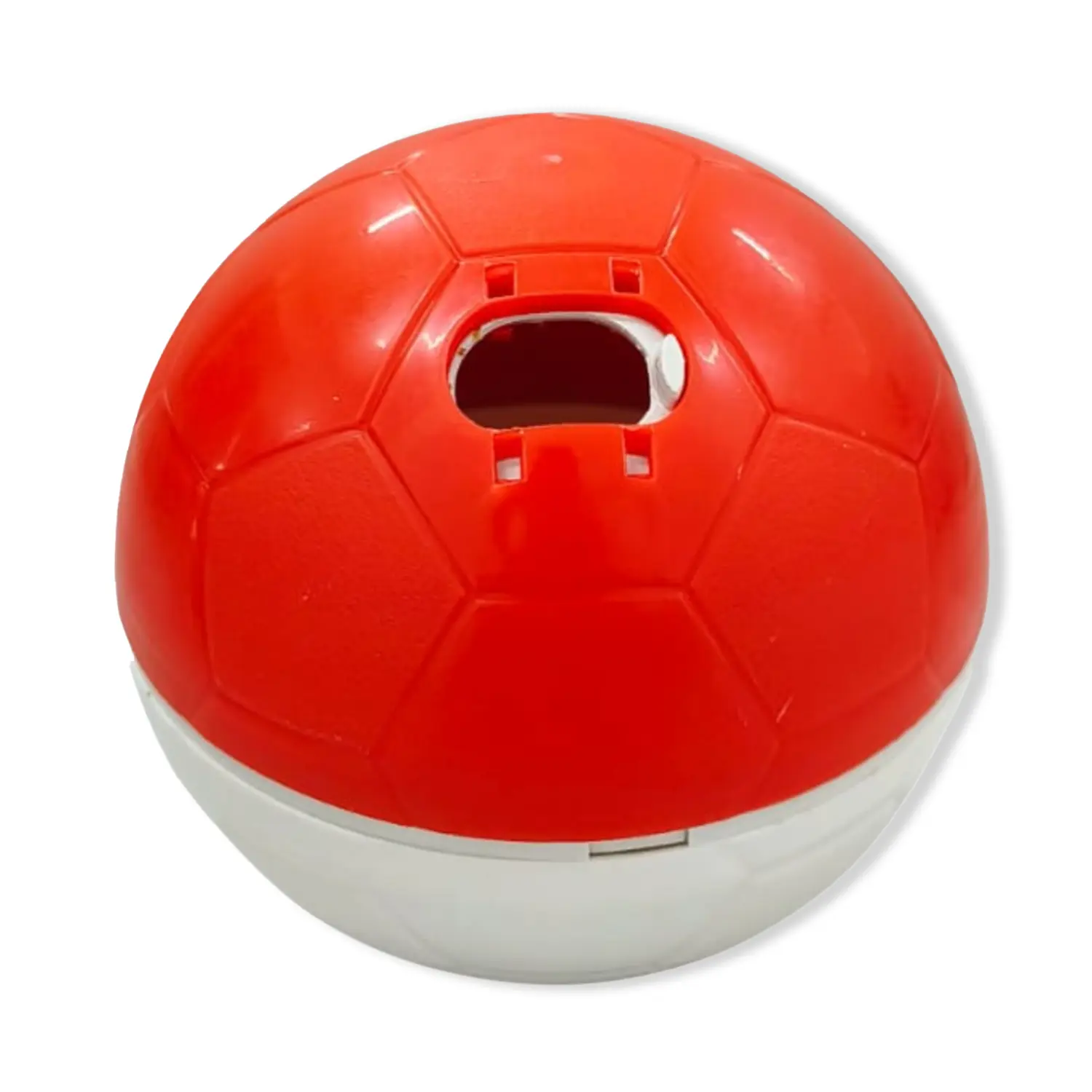 Brinquedo Comedouro Crazy Ball Amicus Vermelho e Branco