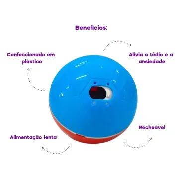 Brinquedo-Comedouro-Amicus-Crazy-Ball-Vermelho-e-Azul-beneficios