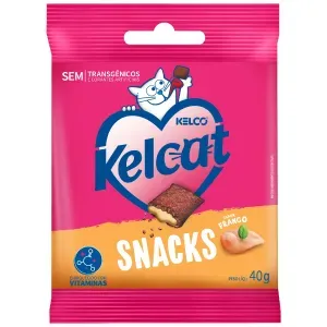Petisco Kelcat Snack Frango para Gatos - 40 g