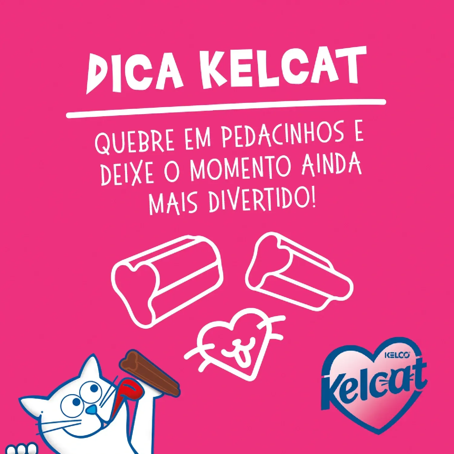 Petisco-Kelcat-Stick-Protein-Carne-para-Gatos-Dica