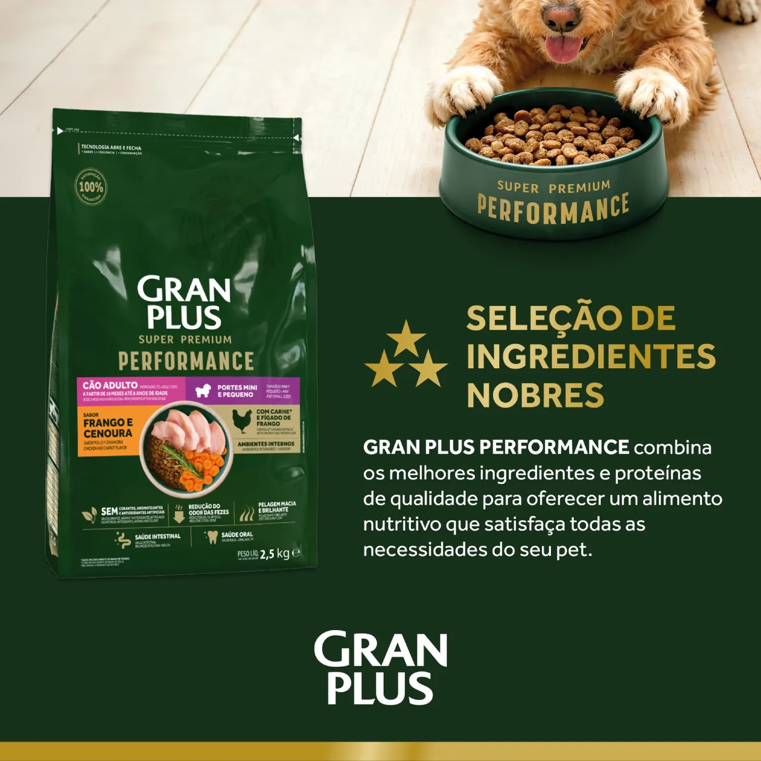 Racao-GranPlus-Performance-Selecao-de-Ingredientes
