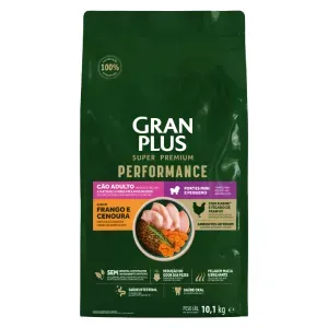 Ração GranPlus Performance Cães Adultos Mini e Pequeno Frango e Cenoura