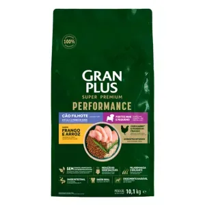 Ração GranPlus Performance Cães Filhotes Mini e Pequeno Frango e Arroz