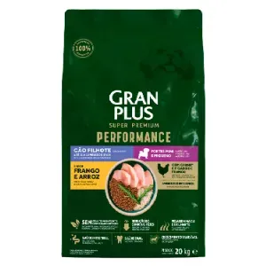 Ração GranPlus Performance Cães Filhotes Mini e Pequeno Frango e Arroz