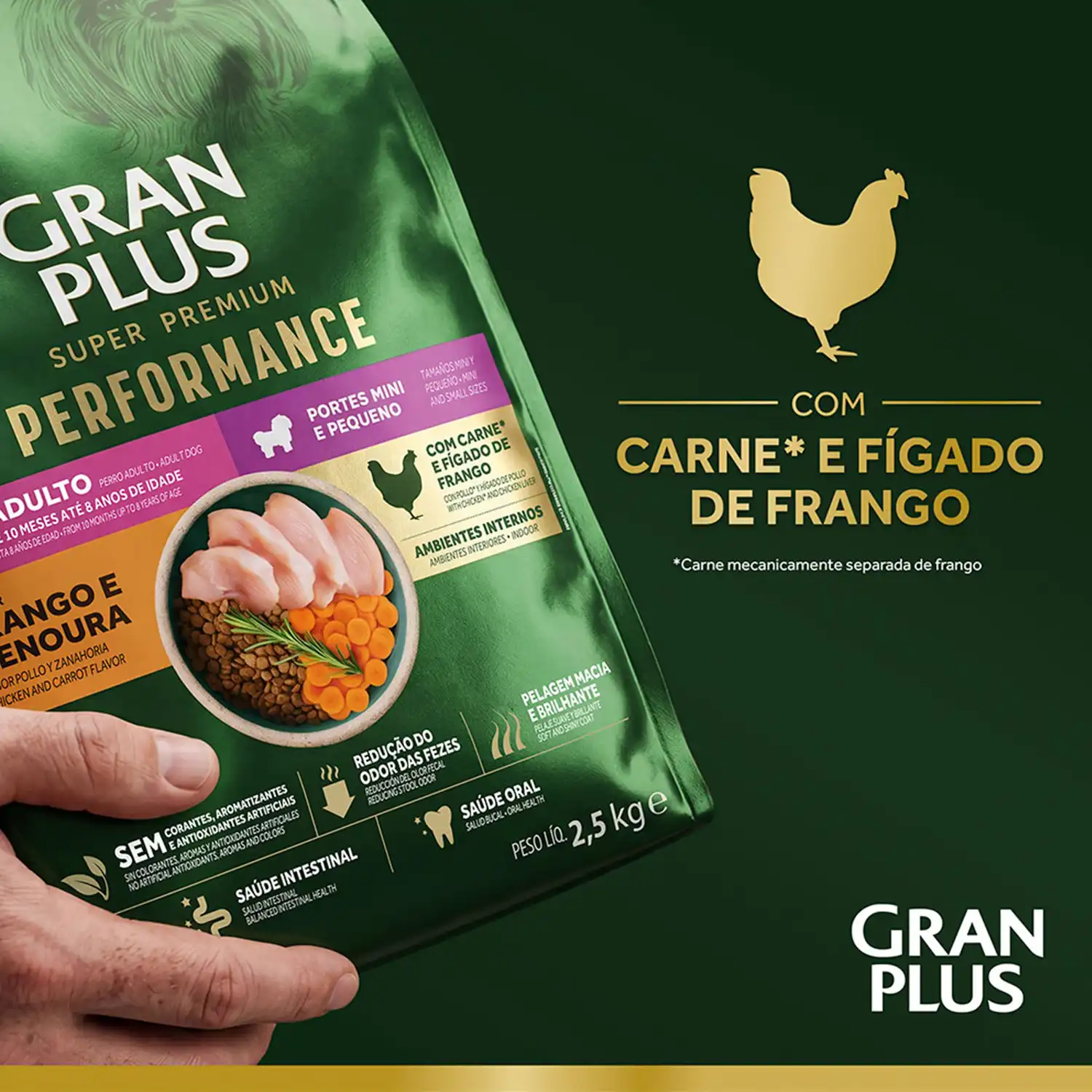 Racao-GranPlus-Performance-Caes-Senior-Frango-e-Peru-Banner-carne-e-figado-de-frango---6