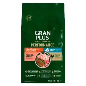 Ração GranPlus Performance Cães Sênior Frango e Peru