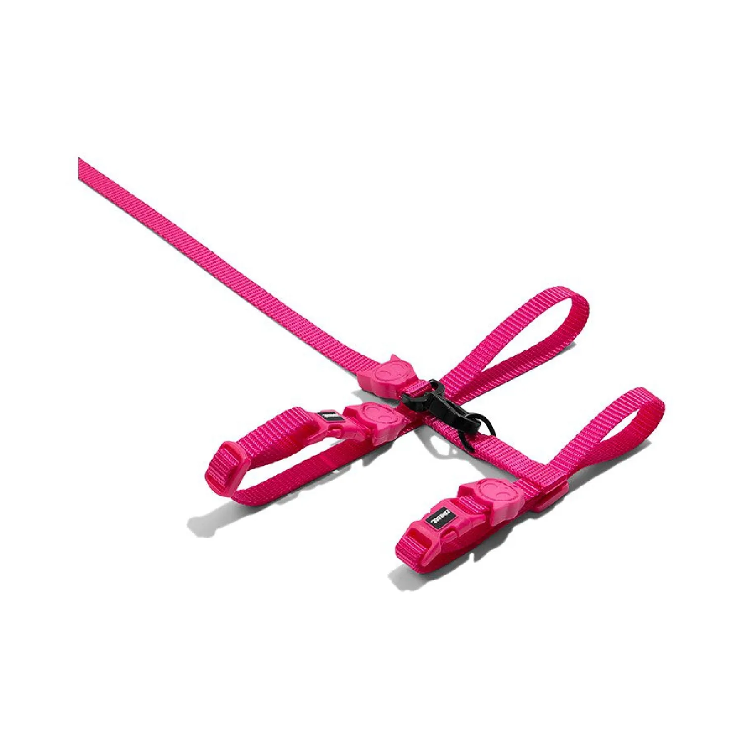 Peitoral com Guia para Gatos Pink Led Zee.Cat