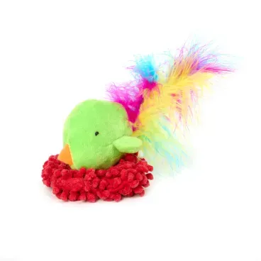 Brinquedo-Pelucia-Passaro-Verde-Flicks-lado