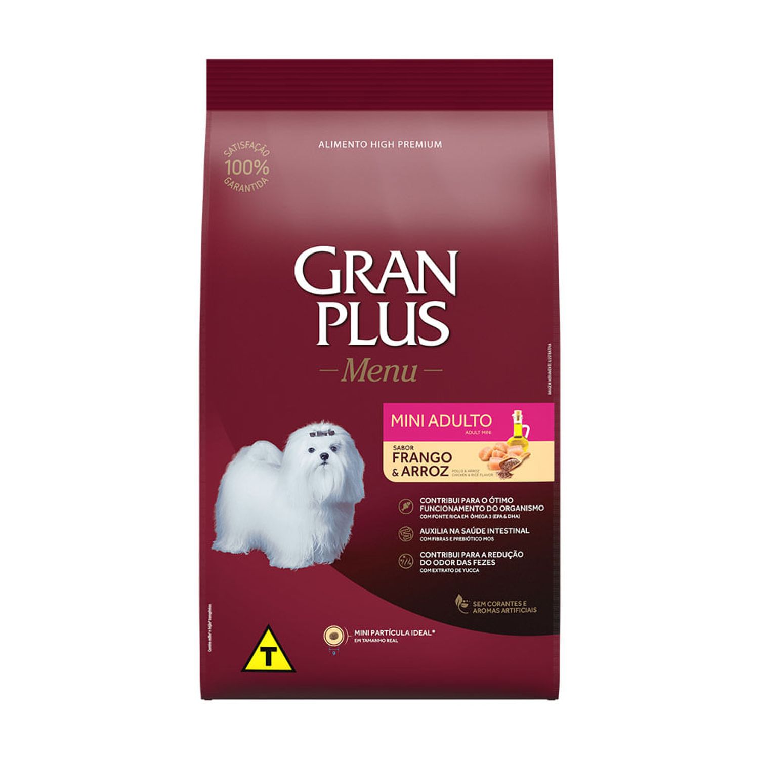 Racao-Gran-Plus-Menu-Caes-Adultos-Mini-Frango-e-Arroz