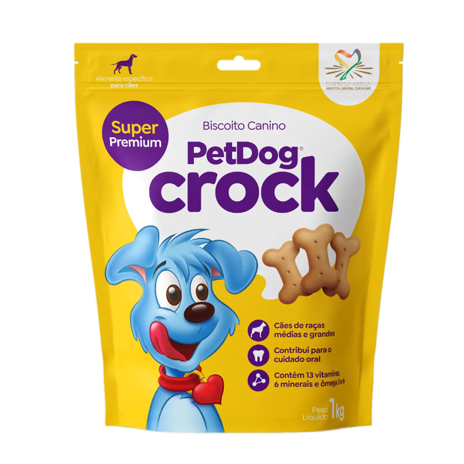 Biscoito Crock para Cães PetDog