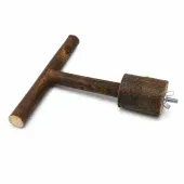Poleiro T para Aves Real Brinquedos Pet