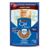 Ração Úmida Cat Chow Castrados Carne