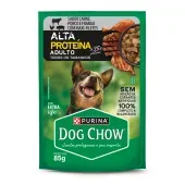 Ração Úmida Dog Chow Cães Adultos Alta Proteína Carne Porco e Frango
