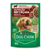 Ração Úmida Dog Chow Cães Adultos Nutrição Reforçada Cordeiro em Filetes com Arroz