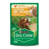 Ração Úmida Dog Chow Cães Adultos Nutrição Reforçada Frango em Filetes com Arroz