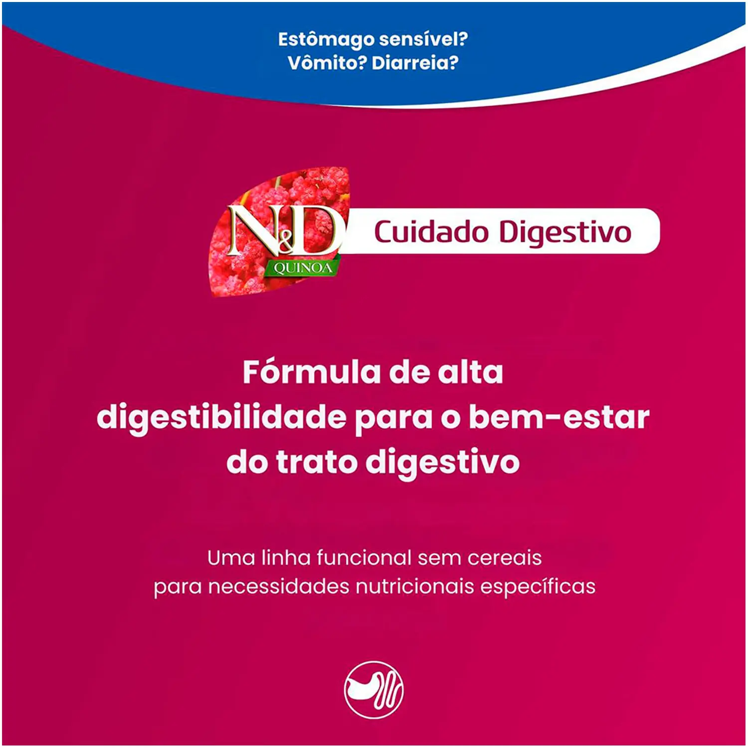 5-Racao N-D Quinoa Cuidado Digestivo Caes 10.1kg