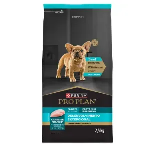 Ração Pro Plan Desenvolvimento Excepcional Cães Filhotes Minis e Pequenos Frango