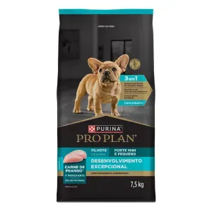 Ração Pro Plan Desenvolvimento Excepcional Cães Filhotes Minis e Pequenos Frango