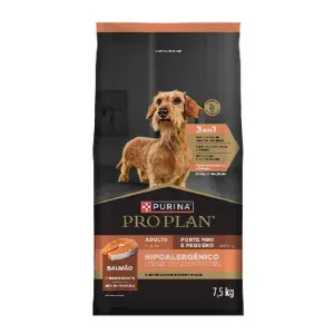 Ração Pro Plan Hipoalergênico Cães Adultos Mini e Pequeno Salmão