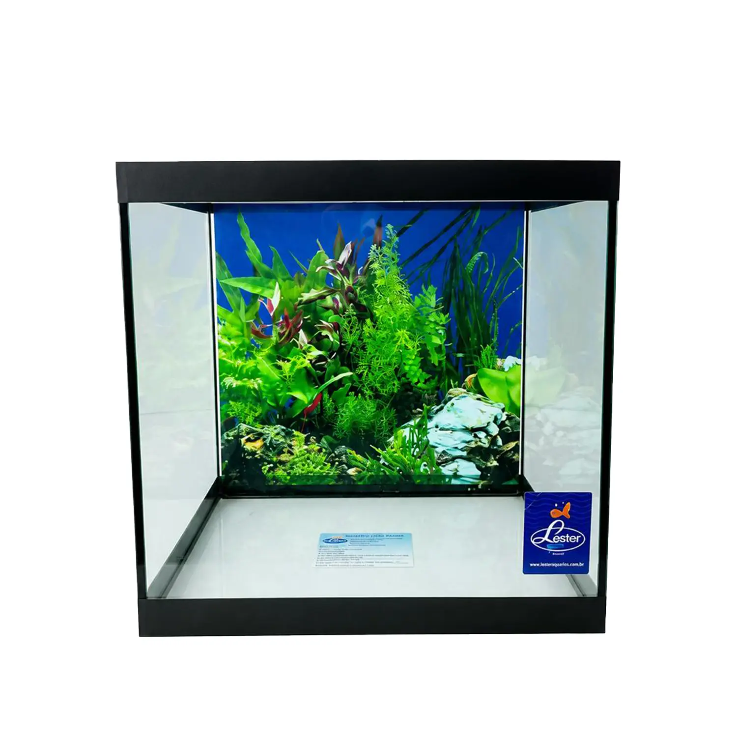 Aquário Cubo com Painel Lester 15 Litros