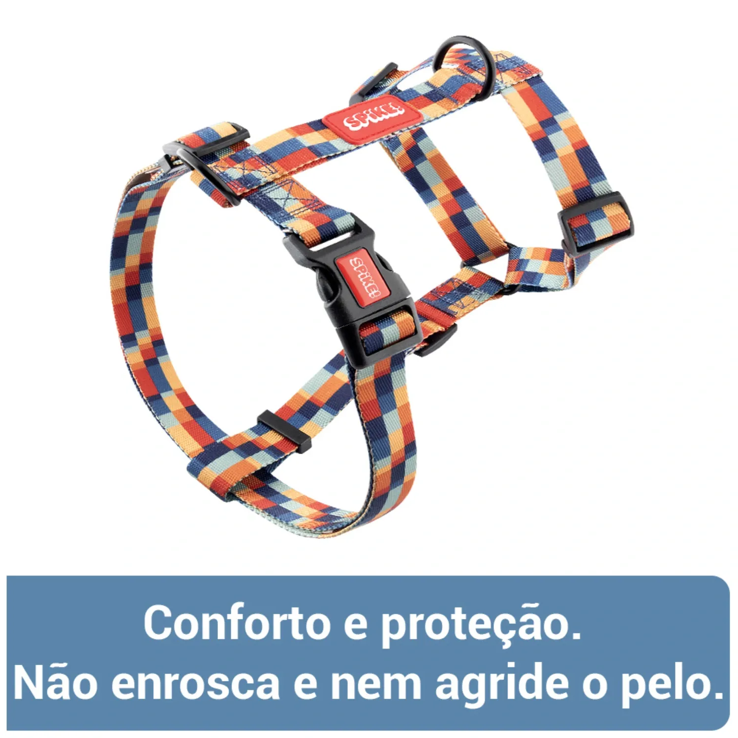 Peitoral H para Cães Bluechess Spike