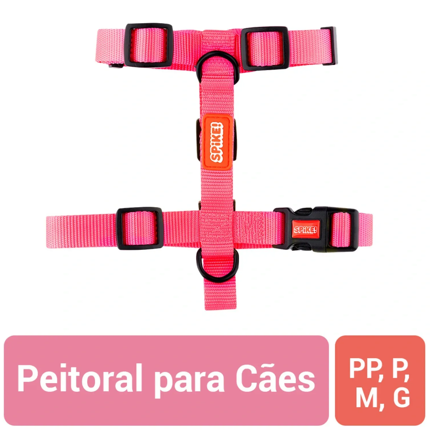 Peitoral-H-para-Caes-Pink-Spike-2