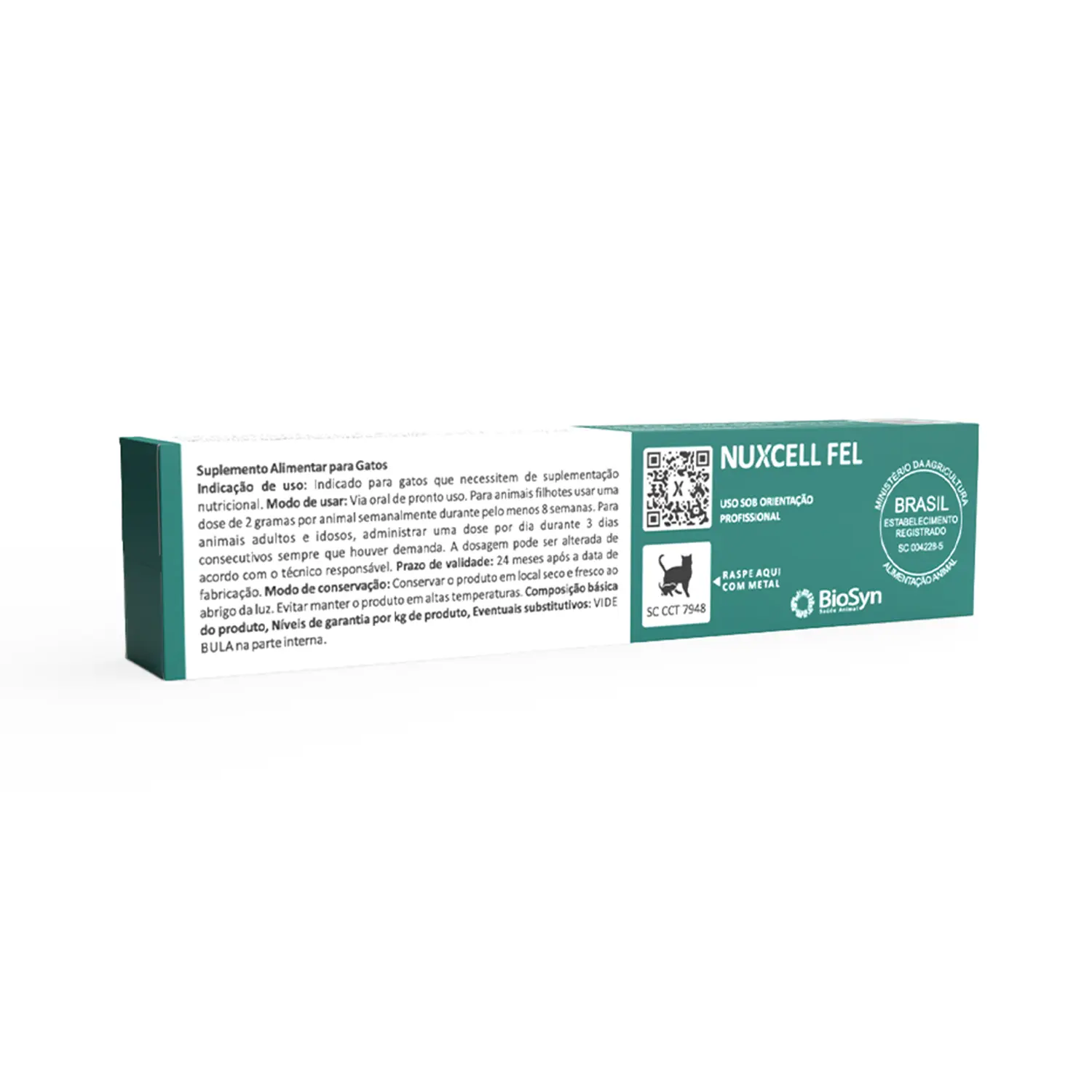 3-Suplemento Nuxcell Fel para Gatos 2g