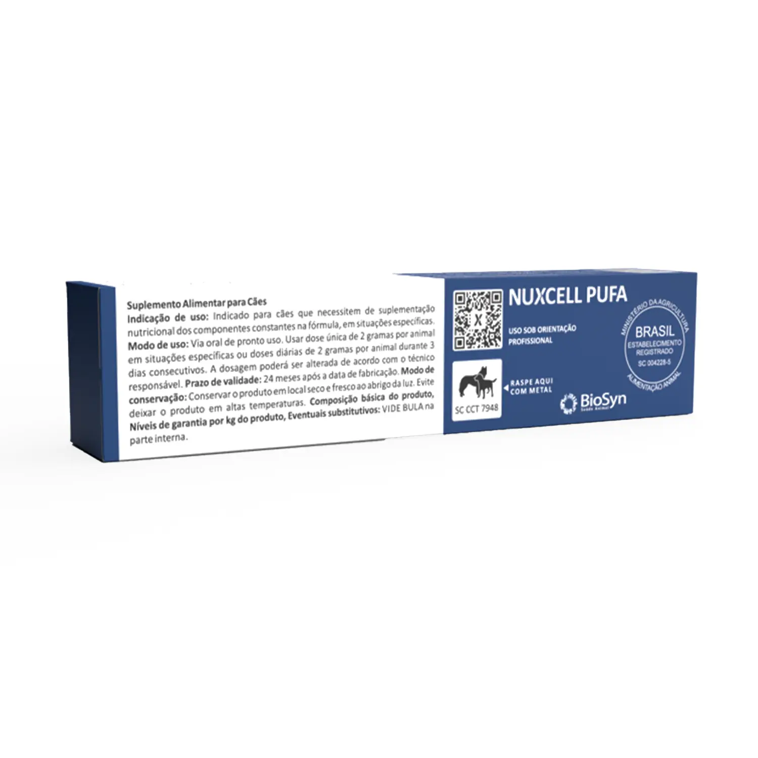 3-Suplemento Nuxcell Pufa para Caes 2g