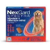 NexGard Spectra 30,1kg a 60kg: Antipulgas, Carrapatos e Vermífugo