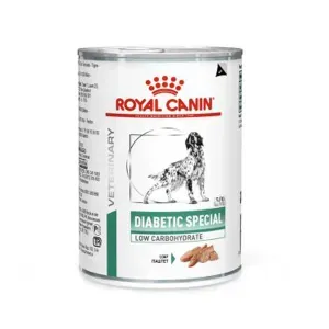 Ração Úmida Royal Canin Veterinary Diet Diabetc Glycobalance Low Carbohydrate para Cães Adultos - 410 g